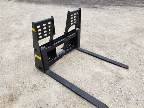 skid steer fork attachments